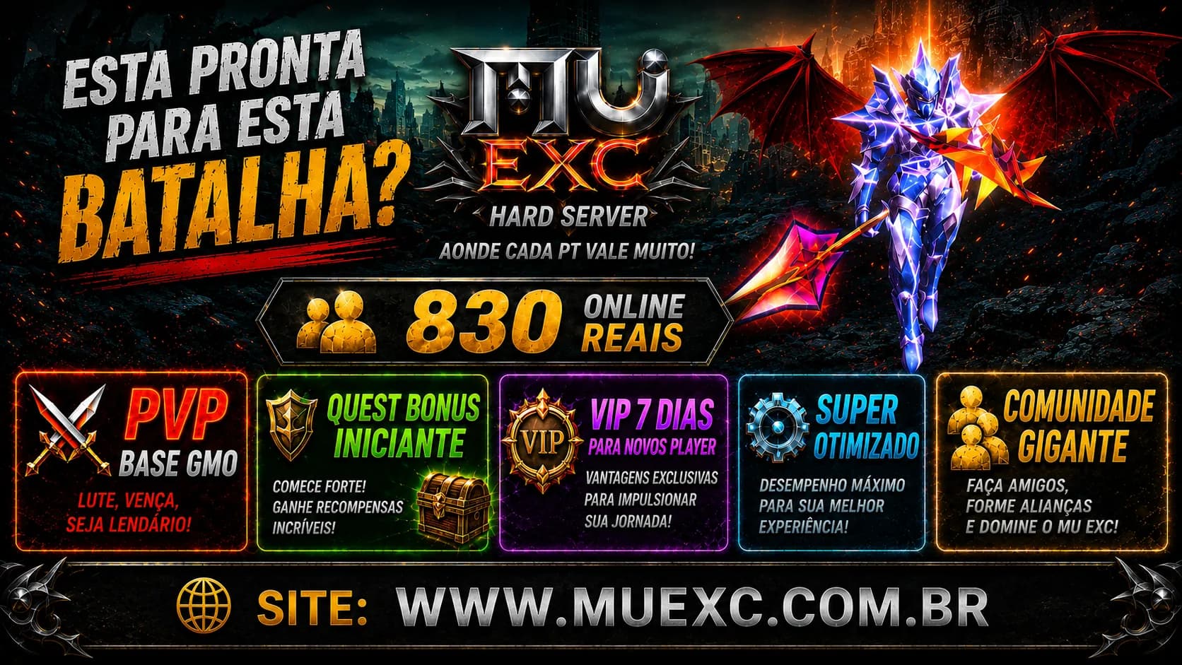 Banner do servidor Mu Exc Hard Server Season6